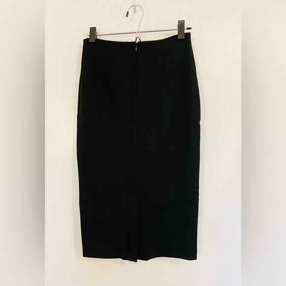 NWT Midi♻️Pencil Skirt - Black Midi Sustainably Made.  Back slit and zipper. - Picture 5 of 7